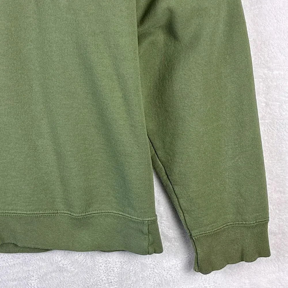 VTG Charger Company Sweatshirt Men L Green 502nd Infantry 2nd Battalion Army